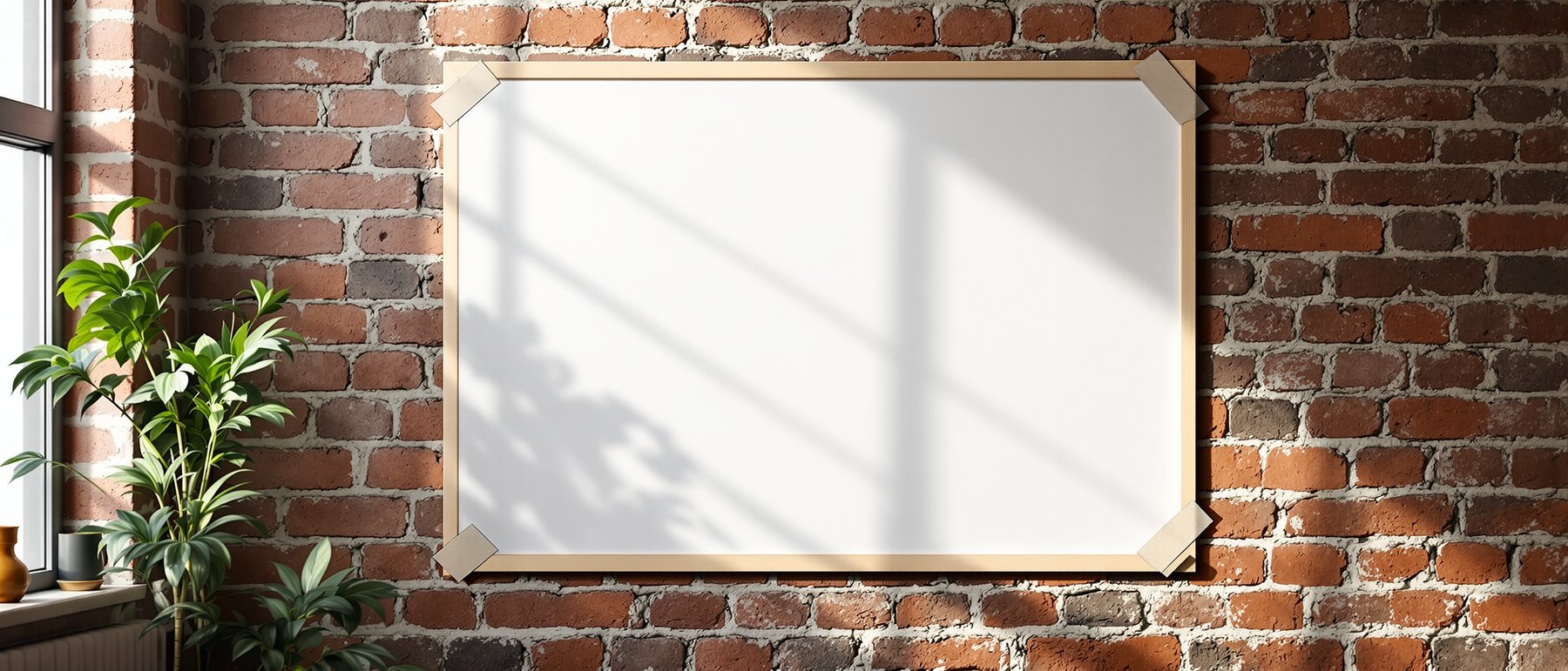 Poster Frame Mockup — Blank Template #166 — Instant bulkmockup Download | Blank Frame JPG Template | Commercial Use | MockupBulk