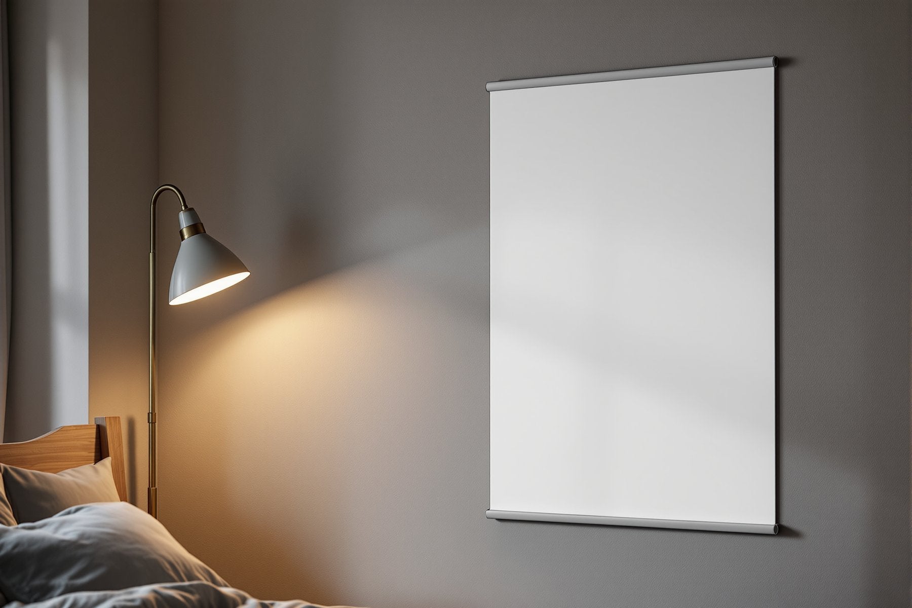 Poster Frame Mockup | Blank Template #168 | Blank Frame Template | High-Res JPG Instant Download | Commercial Use | bulkmockup | MockupBulk
