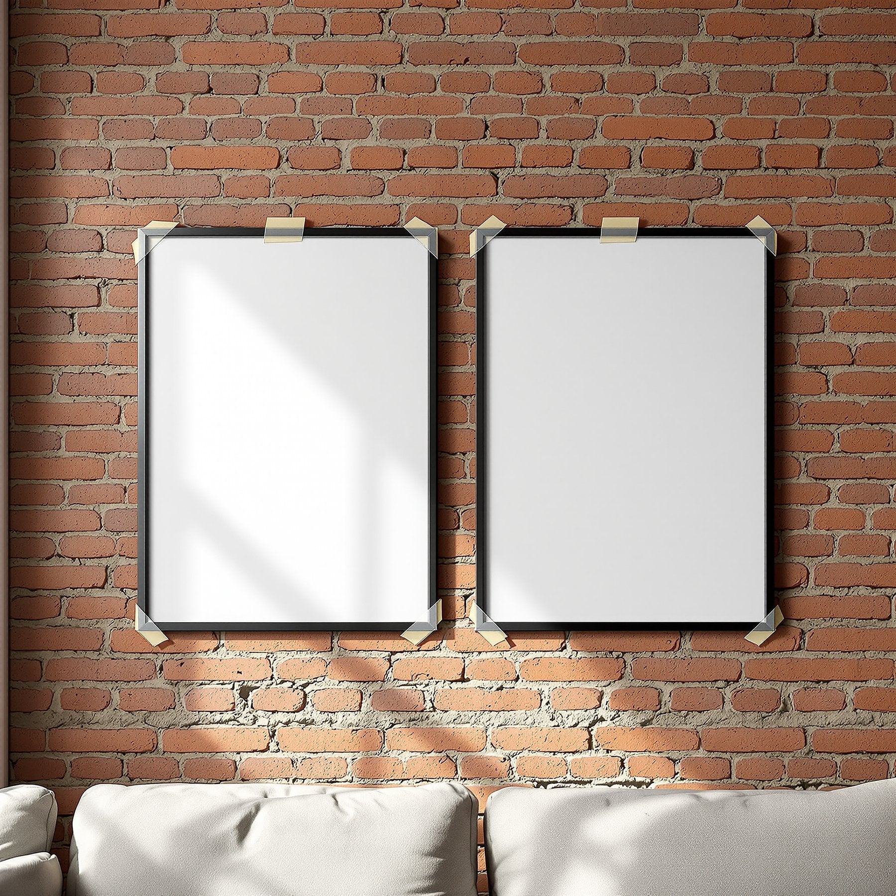Poster Frame Mockup — Blank Template #169 — Instant bulkmockup Download | Blank Frame JPG Template | Commercial Use | MockupBulk