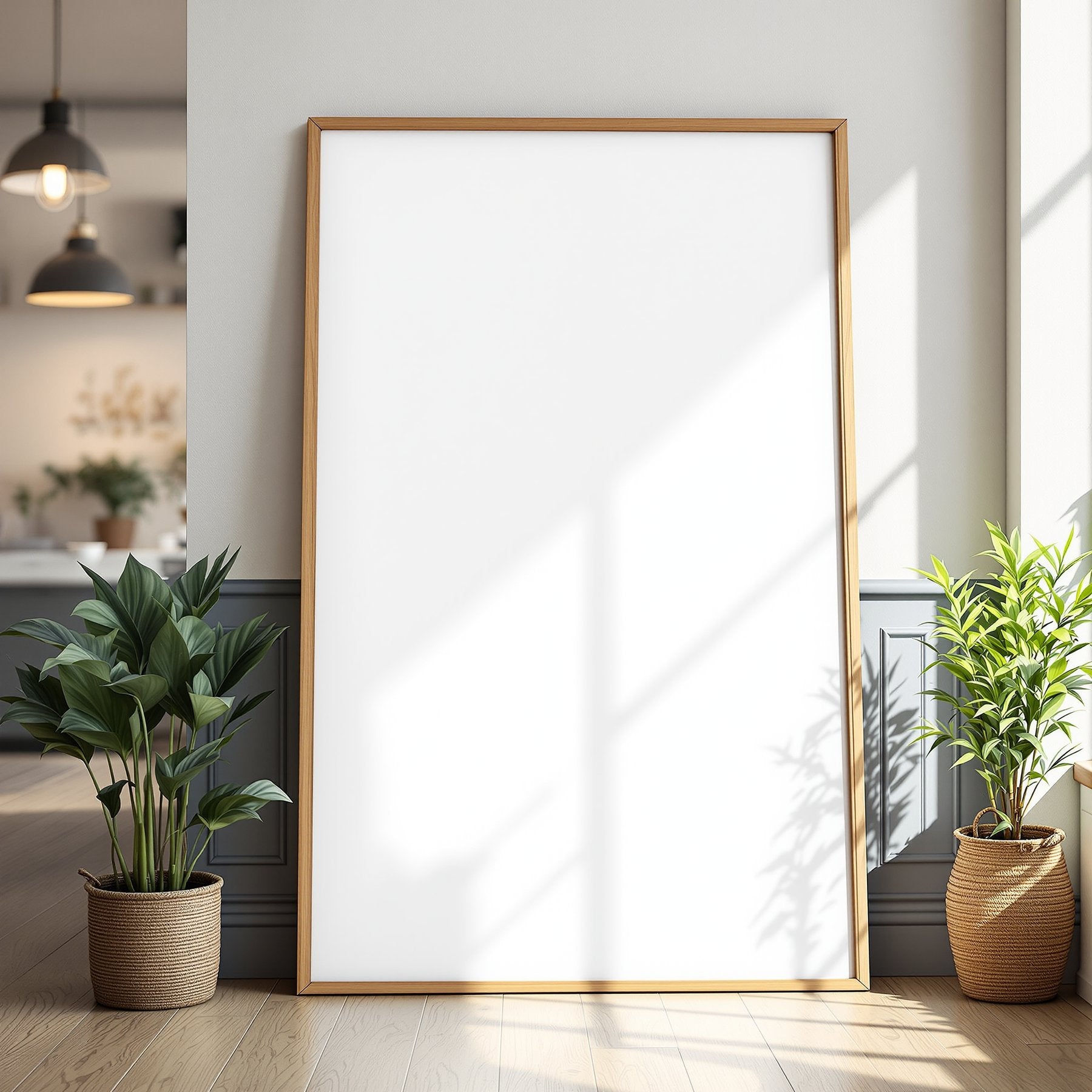 Poster Frame Mockup | Blank Template #182 | High-Res Frame Template JPG | bulkmockup Mockup Store | Commercial Use | MockupBulk