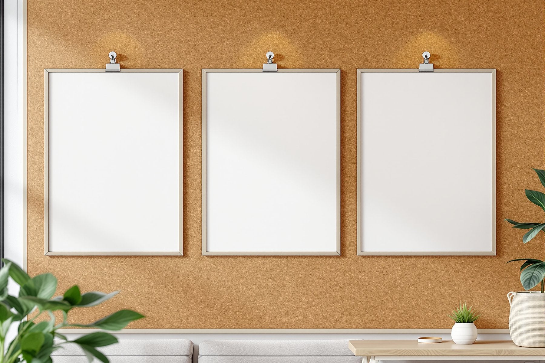 Poster Frame Mockup | Blank Template #183 — Blank Frame Template | High-Res JPG Instant Download | Commercial Use | bulkmockup | MockupBulk