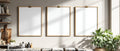 Poster Frame Mockup | Blank Template #185 | Empty Frame Template | bulkmockup High-Res JPG | Commercial Use Included | MockupBulk