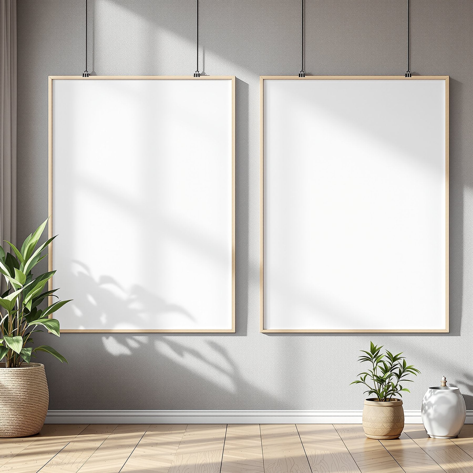 Poster Frame Mockup, Blank Template #188 | bulkmockup Frame Template | Instant Download JPG | Commercial Use | MockupBulk