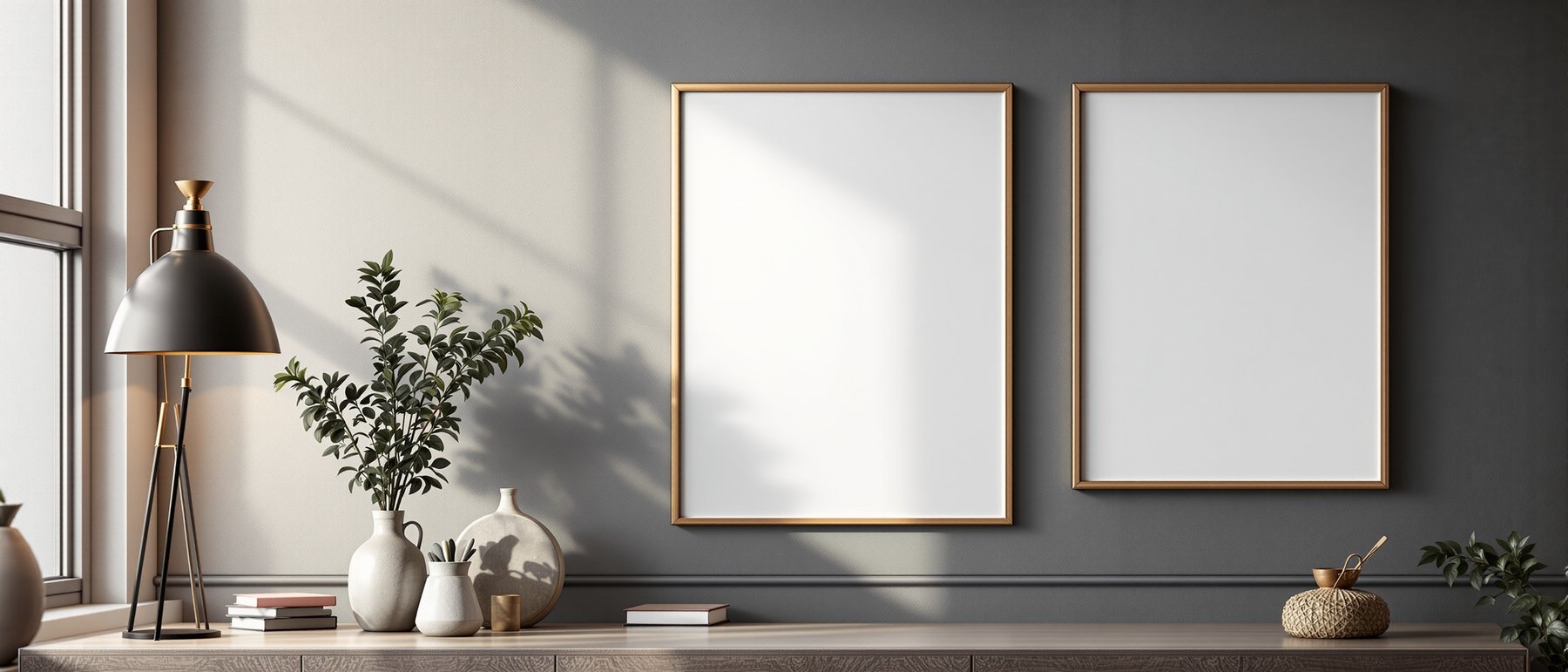 Blank Template #189 Poster Frame Mockup | High-Resolution JPG | bulkmockup Template | For Etsy POD Print Sellers | MockupBulk