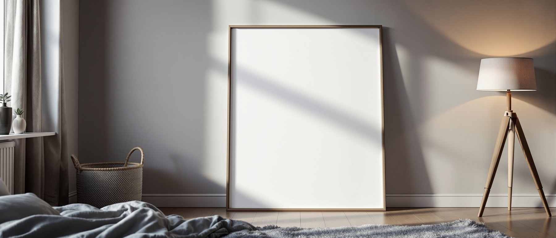 Blank Template #194 Poster Frame Mockup | Frame Mockup JPG Download | bulkmockup Template | Commercial Licence | MockupBulk