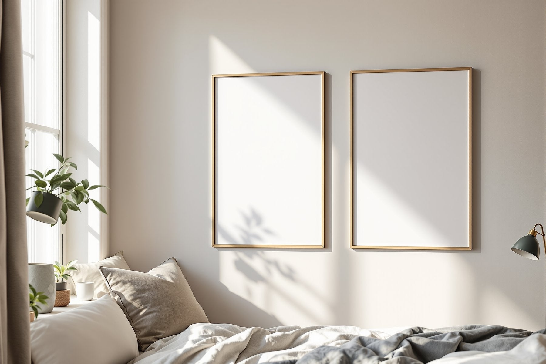 Poster Frame Mockup | Blank Template #196 — Digital Frame Mockup | bulkmockup JPG Download | For POD Etsy Shopify | MockupBulk