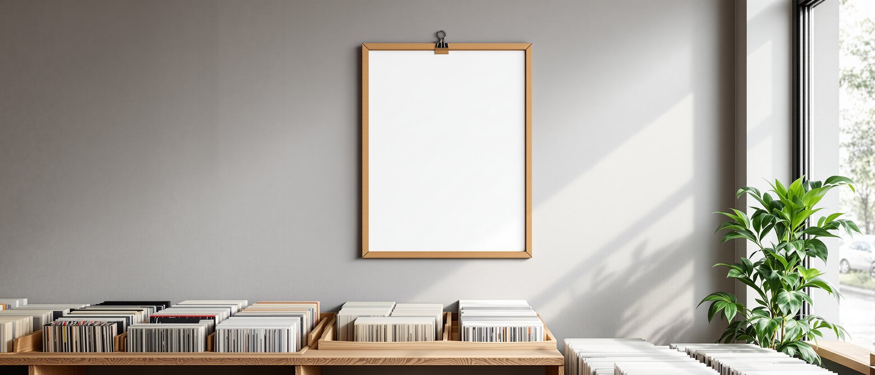Poster Frame Mockup, Blank Template #197 | bulkmockup Digital Download | Blank Frame JPG | Commercial Licence Included | MockupBulk