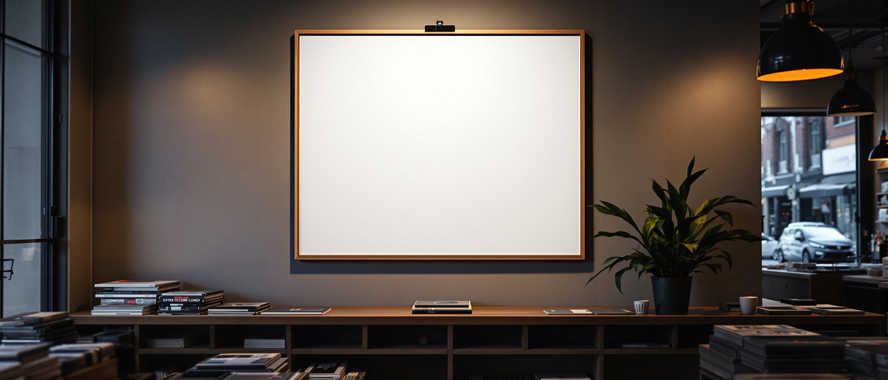 Blank Template #198 Poster Frame Mockup | Instant bulkmockup Download | Blank Frame JPG Template | Commercial Use | MockupBulk