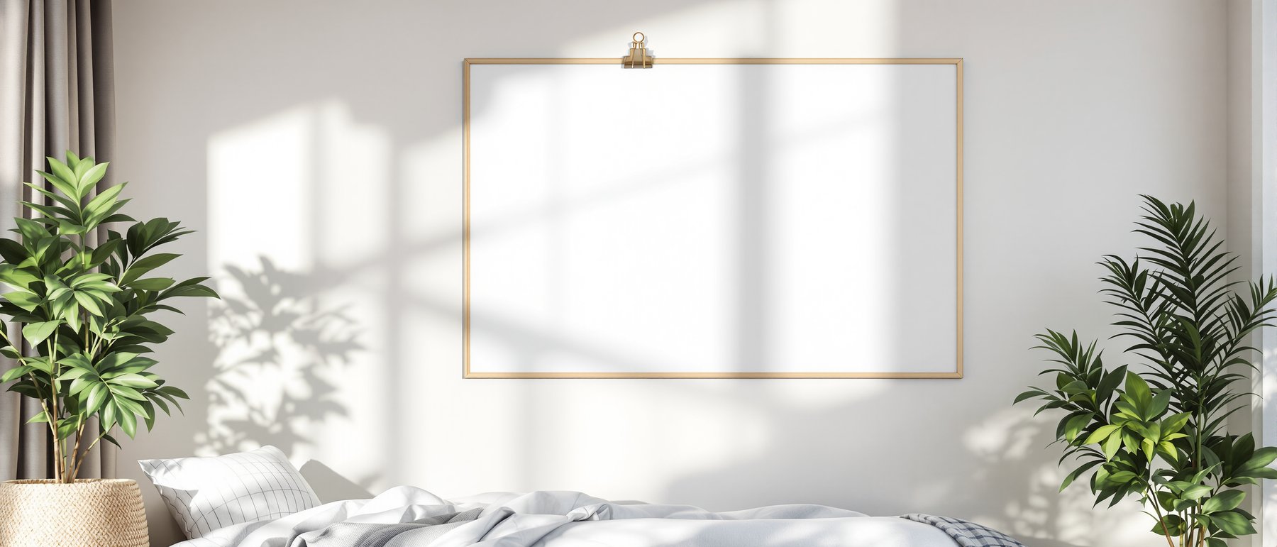 Poster Frame Mockup — Blank Template #199 — Instant bulkmockup Download | Blank Frame JPG Template | Commercial Use | MockupBulk