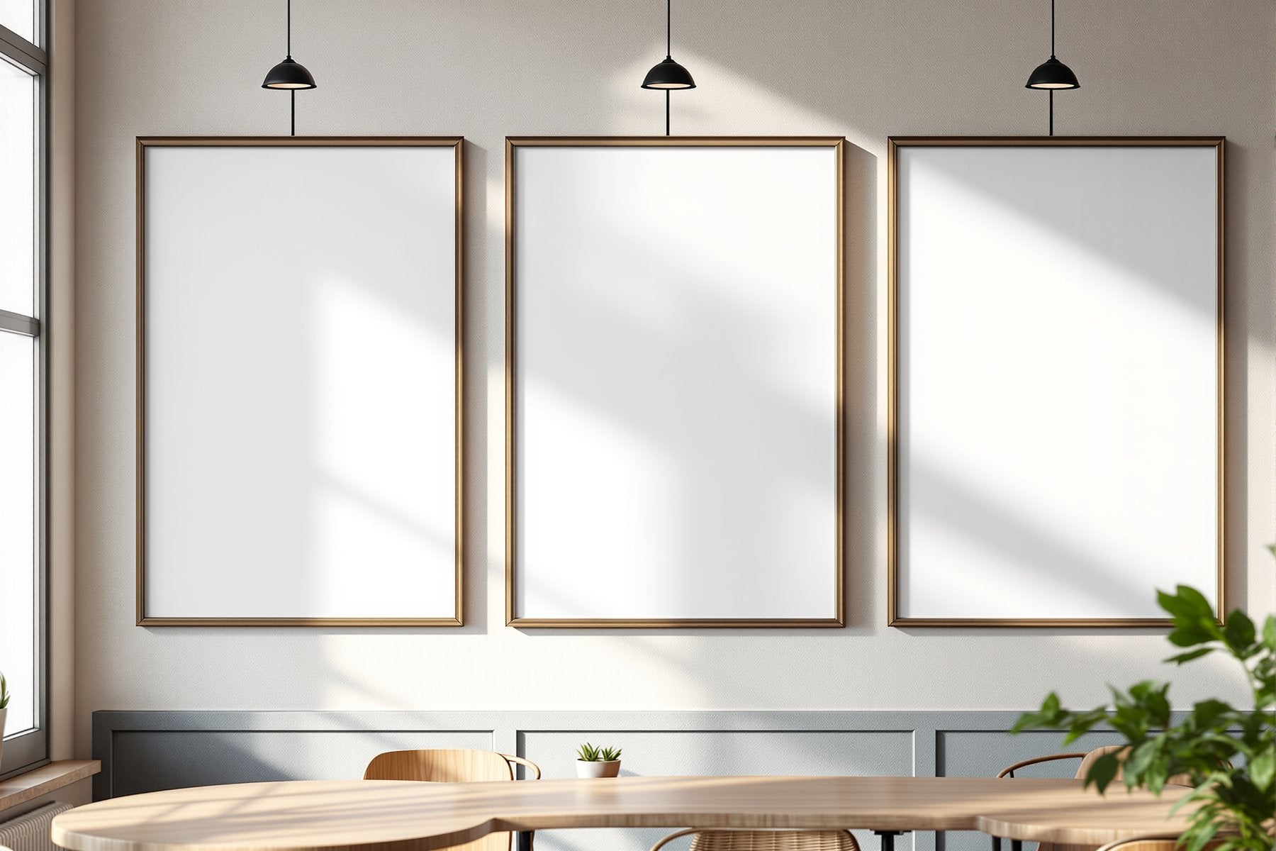 Poster Frame Mockup, Blank Template #200 | bulkmockup Frame Template | Instant Download JPG | Commercial Use | MockupBulk