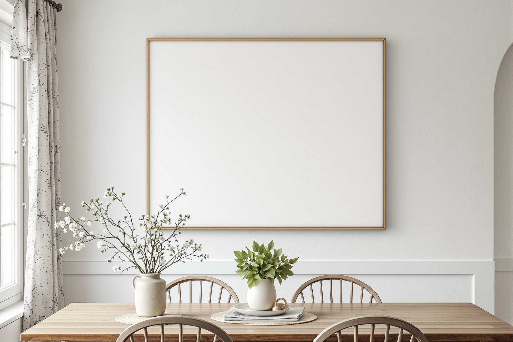 Canvas Frame Mockup | Blank Template #001 — bulkmockup Frame Template | Instant Download JPG | Commercial Use | MockupBulk