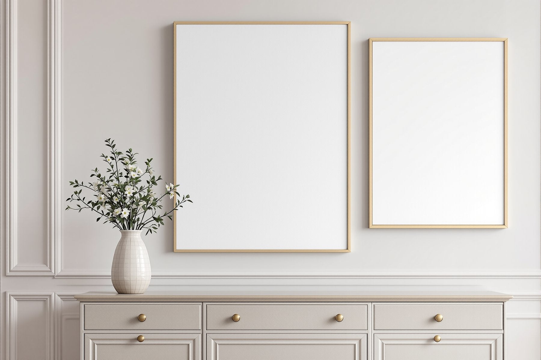 Canvas Frame Mockup, Blank Template #010 | Blank Frame Template for Etsy | bulkmockup JPG Download | Commercial Use | MockupBulk