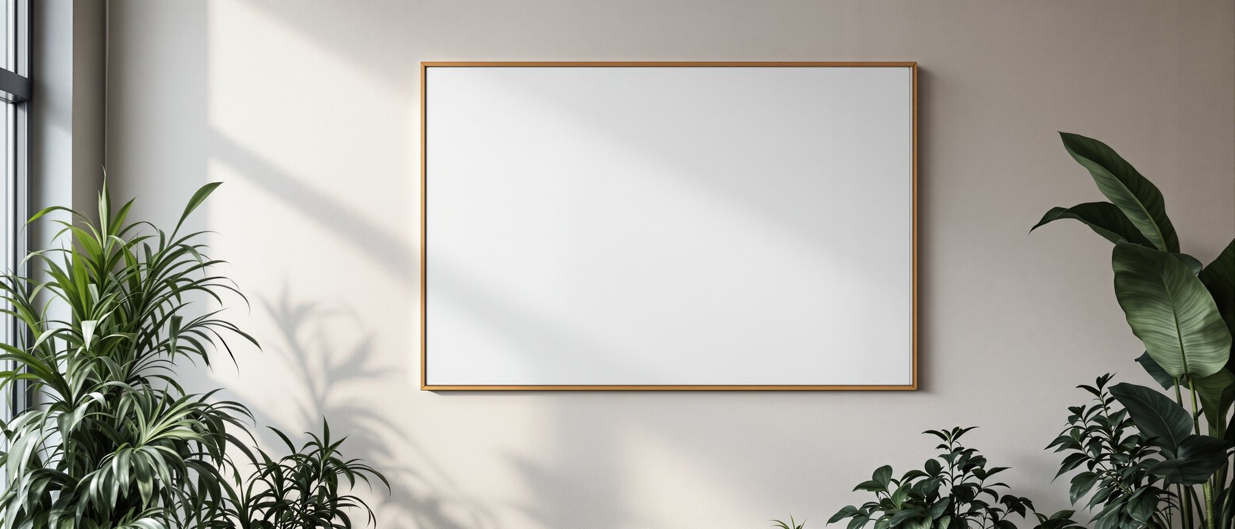 Canvas Frame Mockup | Blank Template #011 — Frame Template JPG | Instant bulkmockup Download | Commercial Use | MockupBulk