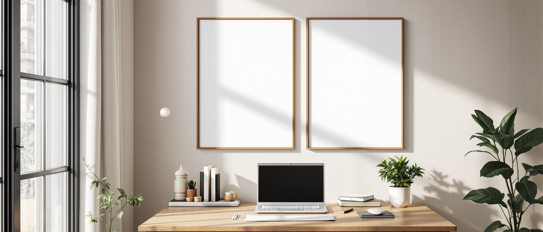 Blank Template #012 Canvas Frame Mockup | Frame Template JPG | Instant bulkmockup Download | Commercial Use | MockupBulk
