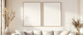 Canvas Frame Mockup — Blank Template #013 — bulkmockup Digital Download | Blank Frame JPG | Commercial Licence Included | MockupBulk