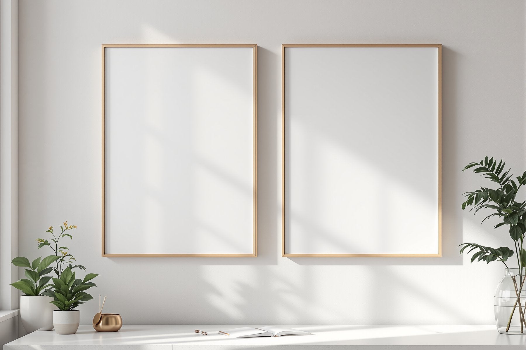 Canvas Frame Mockup | Blank Template #014 — High-Resolution JPG | bulkmockup Template | For Etsy POD Print Sellers | MockupBulk