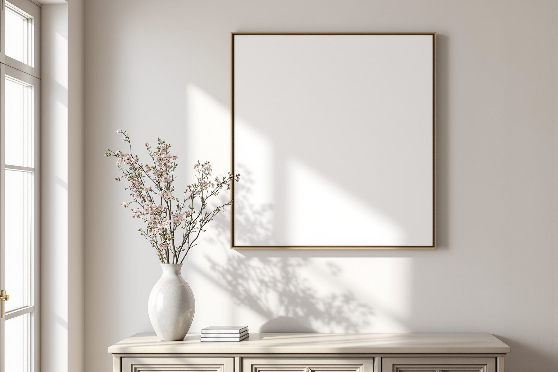 Canvas Frame Mockup — Blank Template #018 — Blank Frame Mockup JPG | Commercial Licence | bulkmockup Download | MockupBulk