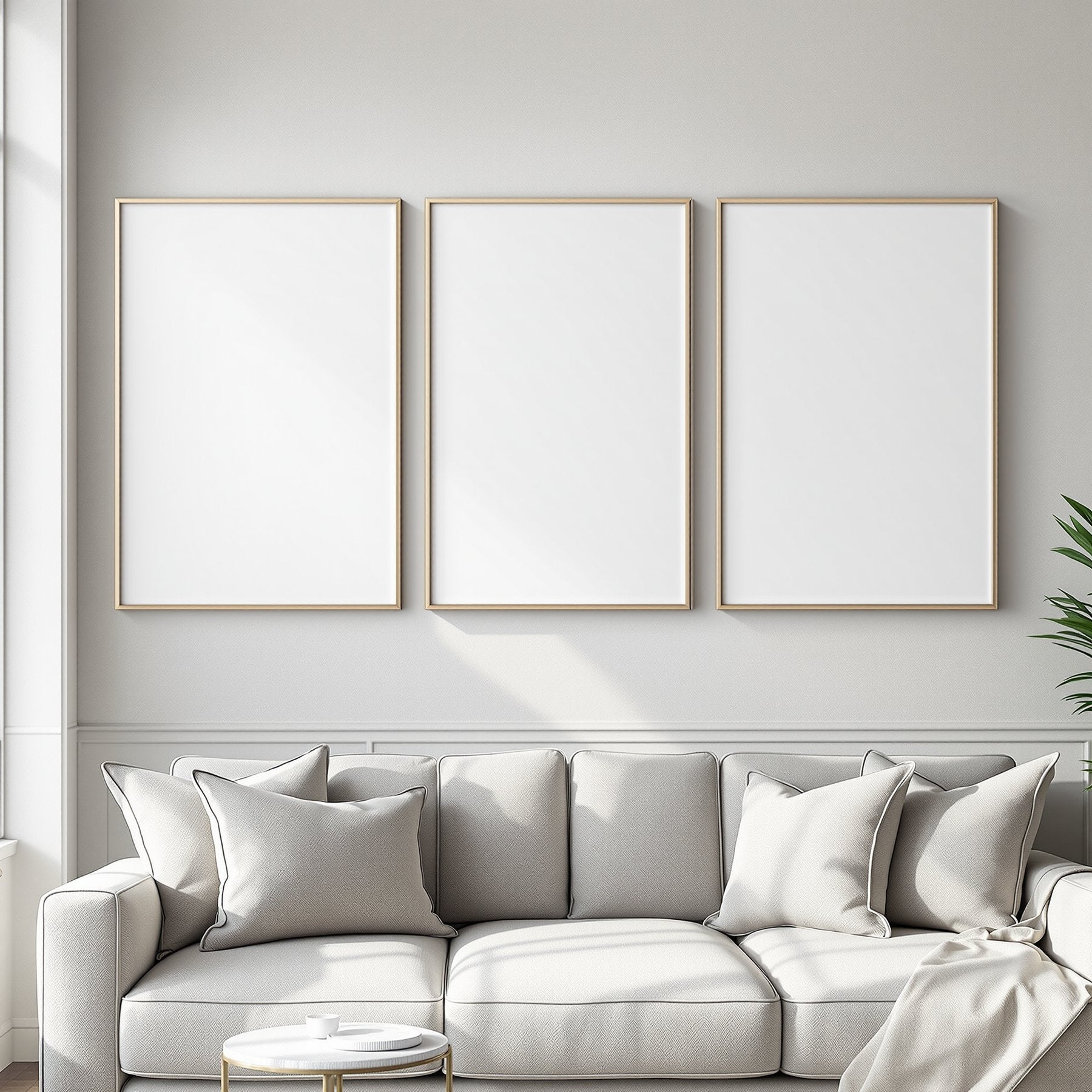Canvas Frame Mockup | Blank Template #019 — Frame Mockup JPG Download | bulkmockup Template | Commercial Licence | MockupBulk
