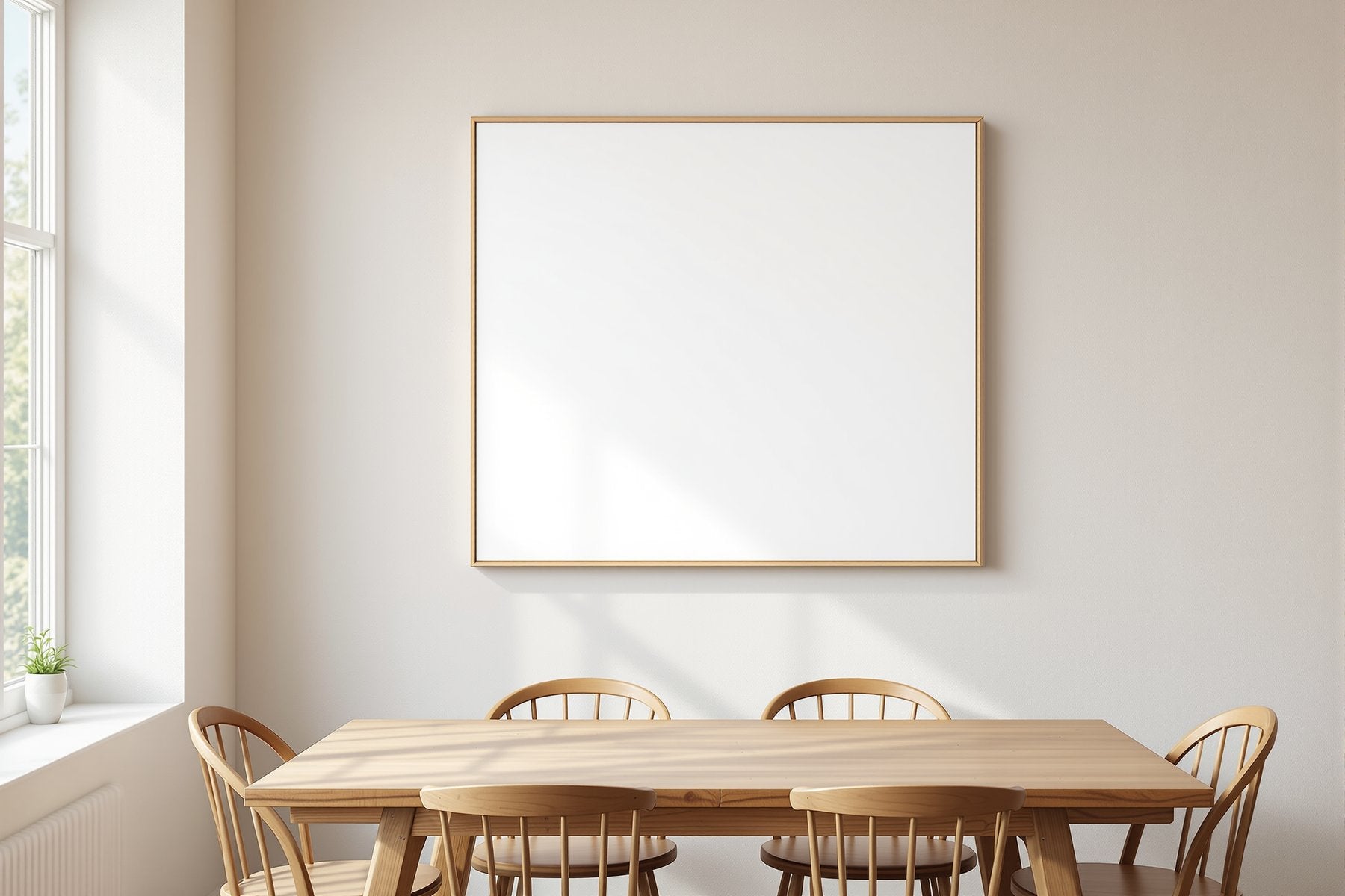 Canvas Frame Mockup — Blank Template #020 — Instant bulkmockup Download | Blank Frame JPG Template | Commercial Use | MockupBulk