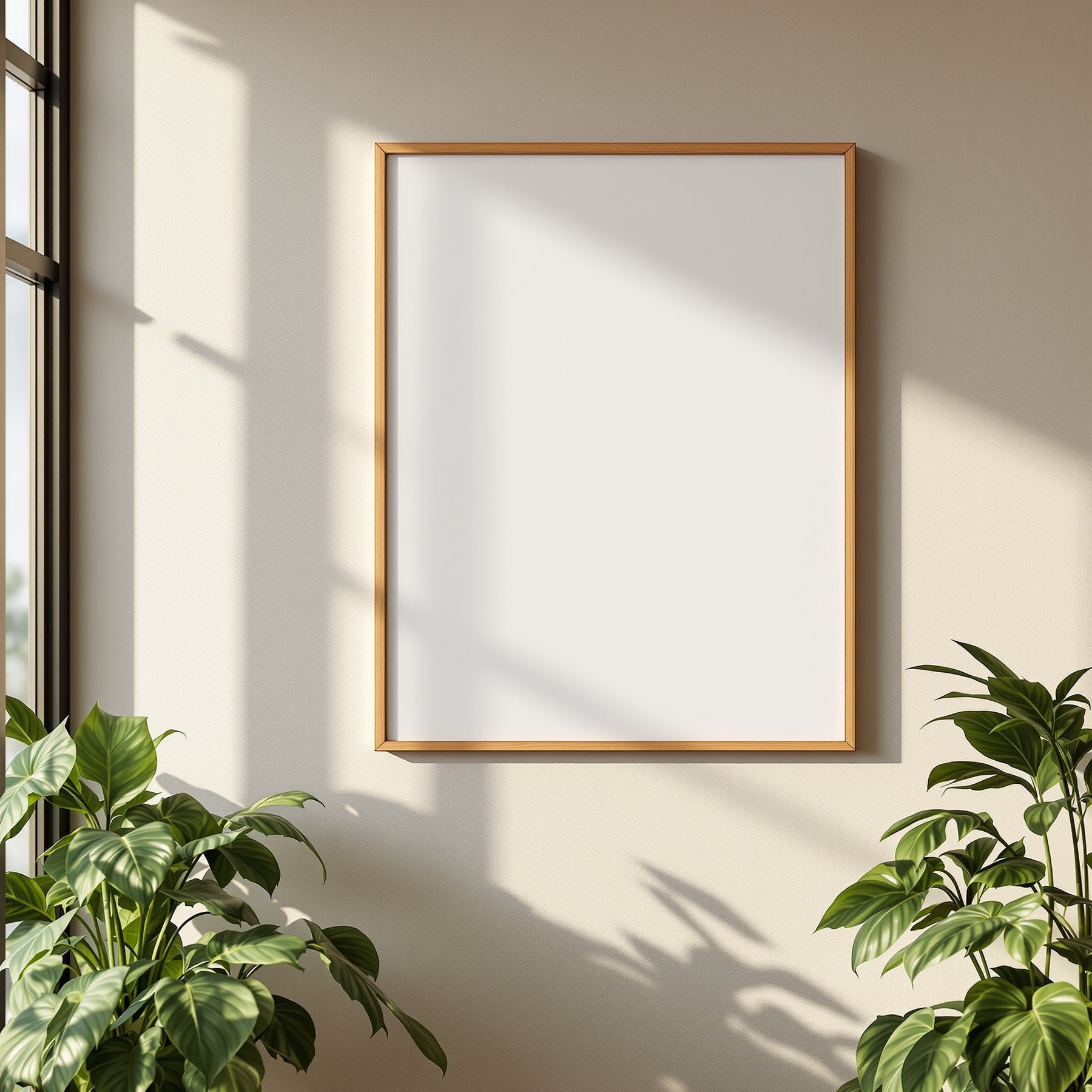 Canvas Frame Mockup | Blank Template #022 | Empty Frame Template | bulkmockup High-Res JPG | Commercial Use Included | MockupBulk