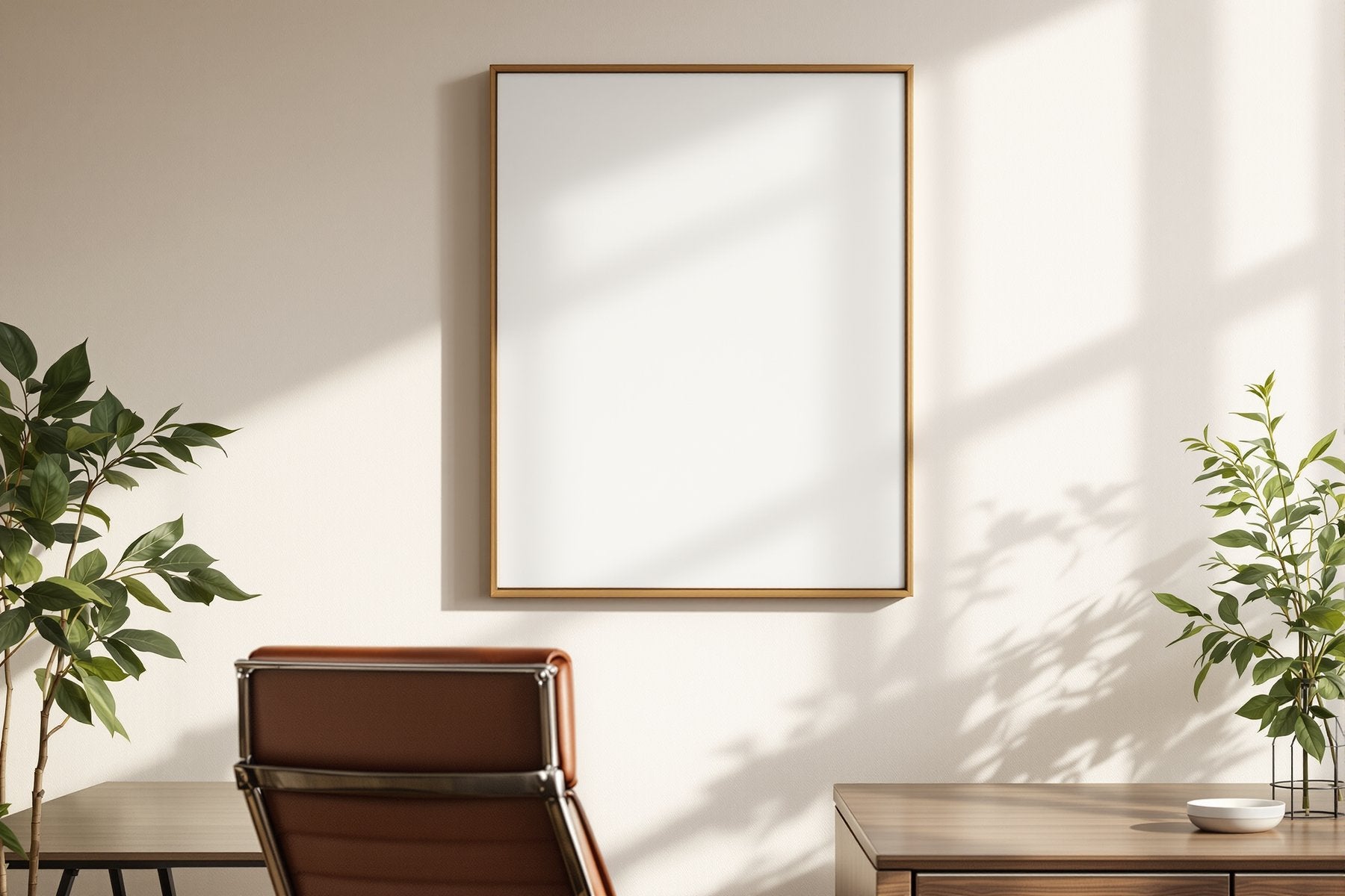 Canvas Frame Mockup, Blank Template #029 | Frame Mockup JPG Download | bulkmockup Template | Commercial Licence | MockupBulk