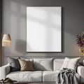 Canvas Frame Mockup — Blank Template #033 — Print-on-Demand Frame Mockup | bulkmockup JPG | Commercial Licence | MockupBulk