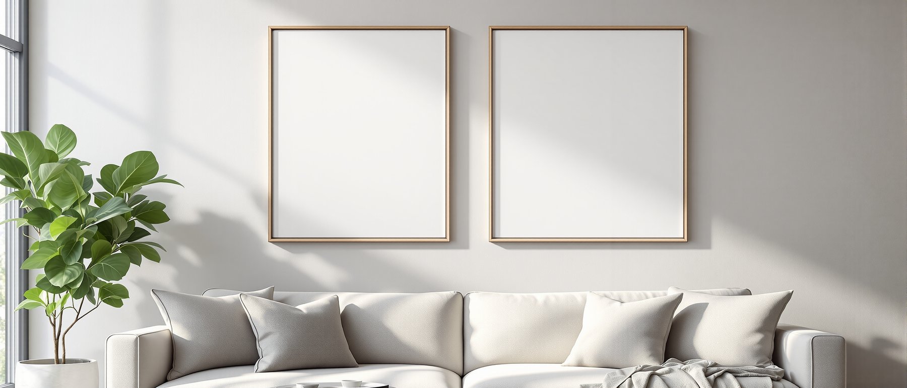 Canvas Frame Mockup | Blank Template #039 | Frame Template JPG | Instant bulkmockup Download | Commercial Use | MockupBulk