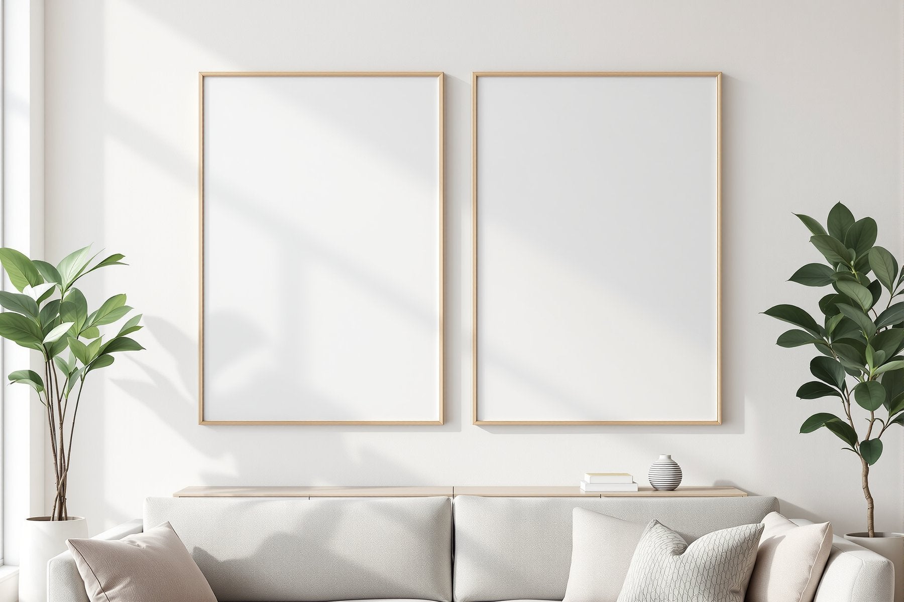 Canvas Frame Mockup, Blank Template #041 | Digital Frame Mockup | bulkmockup JPG Download | For POD Etsy Shopify | MockupBulk