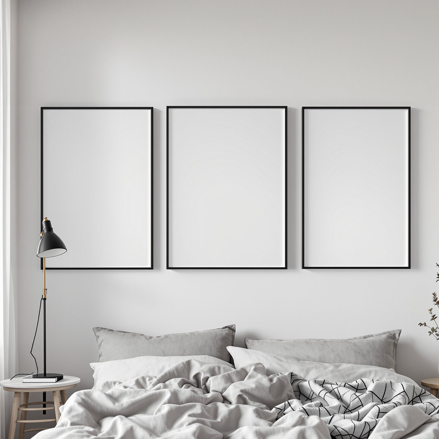 Canvas Frame Mockup | Blank Template #045 — Empty Frame Template | bulkmockup High-Res JPG | Commercial Use Included | MockupBulk