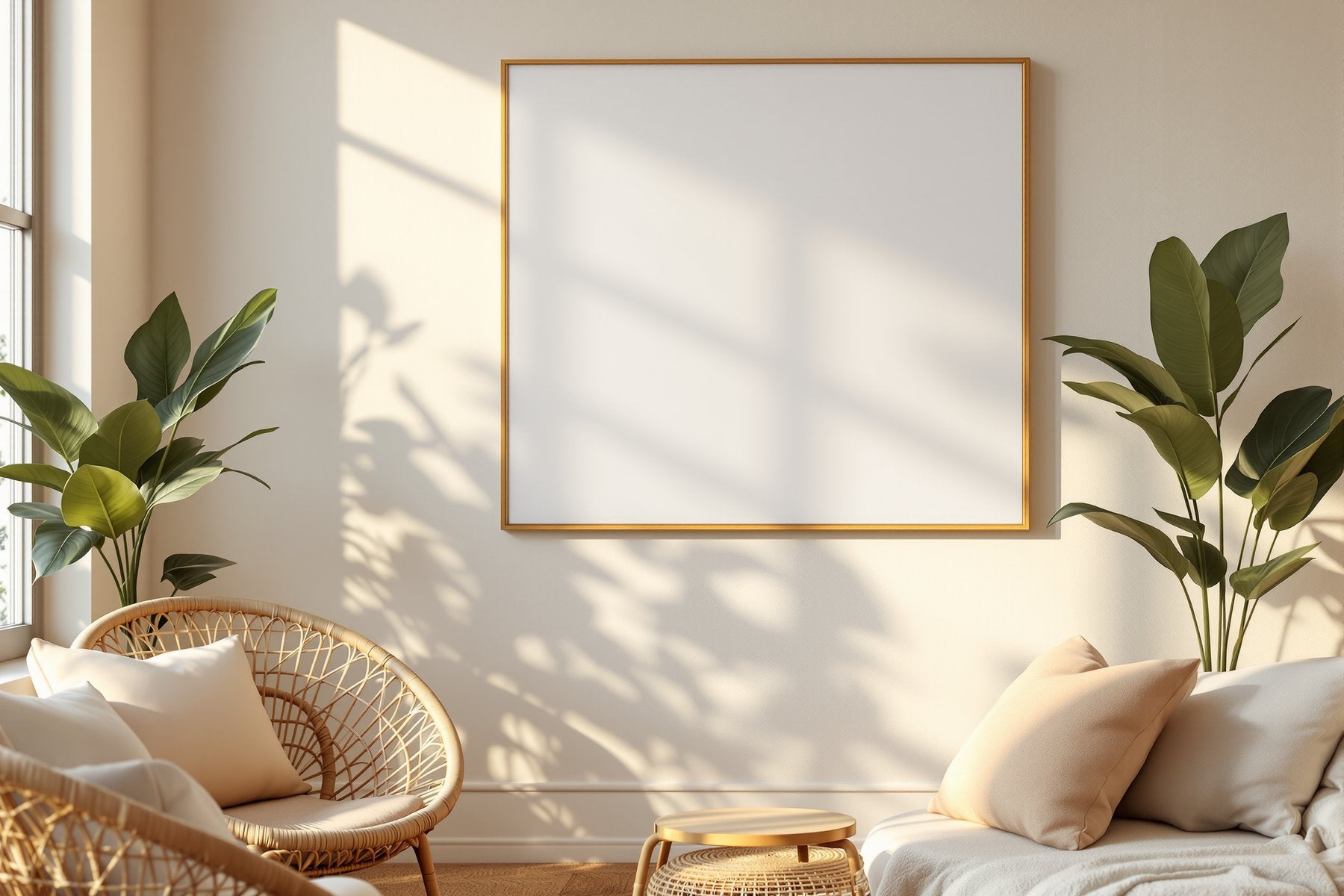 Canvas Frame Mockup | Blank Template #048 | bulkmockup Frame Template | Instant Download JPG | Commercial Use | MockupBulk