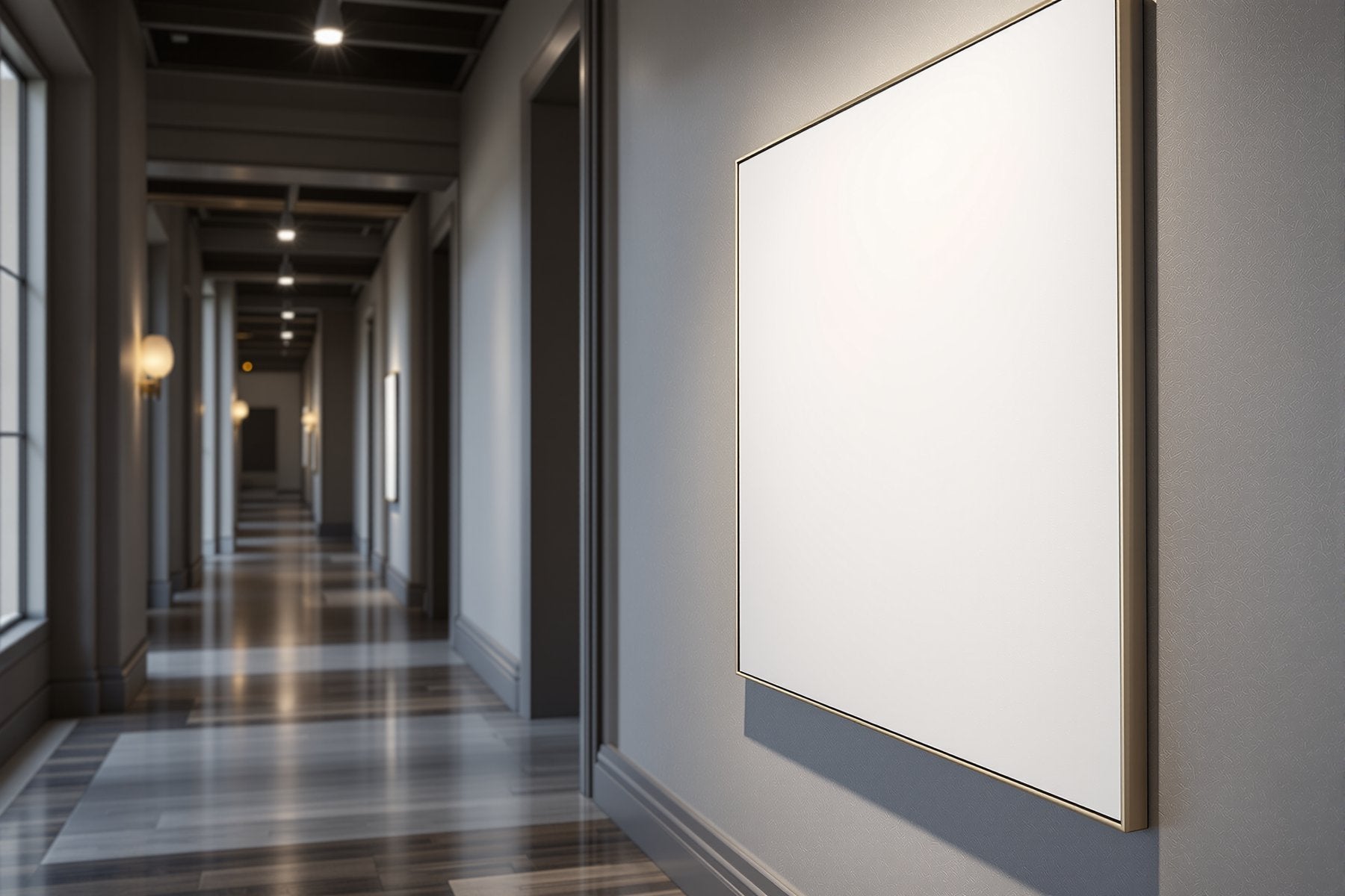 Canvas Frame Mockup — Blank Template #050 — High-Res Frame Template JPG | bulkmockup Mockup Store | Commercial Use | MockupBulk