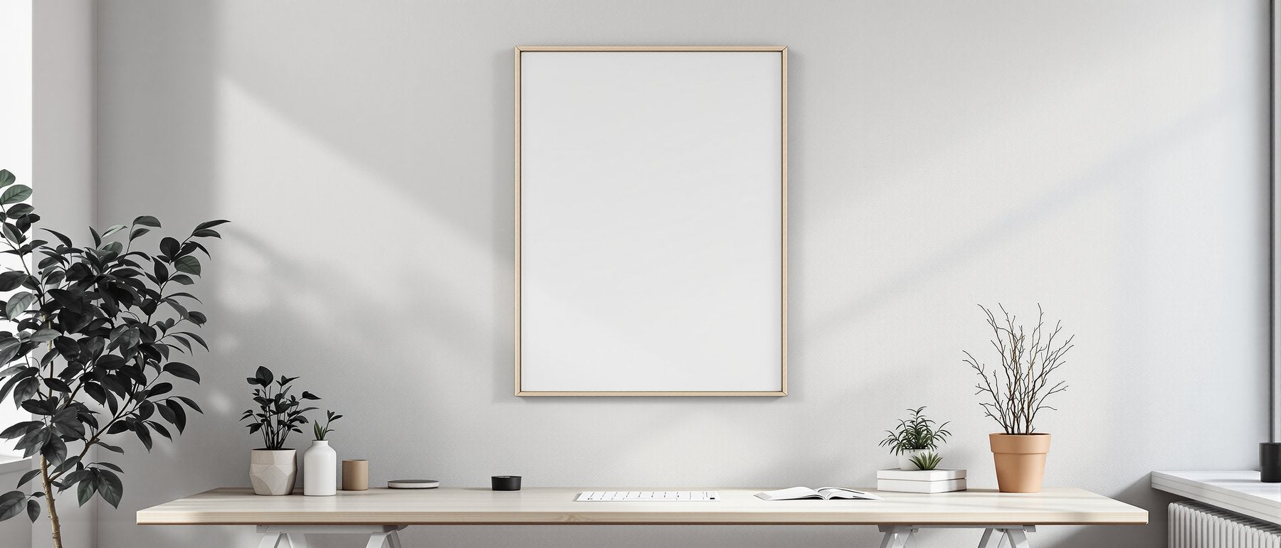Canvas Frame Mockup | Blank Template #051 — Instant bulkmockup Download | Blank Frame JPG Template | Commercial Use | MockupBulk