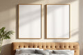 Canvas Frame Mockup, Blank Template #052 | bulkmockup Blank Frame Template | High-Res JPG | Commercial Licence | MockupBulk