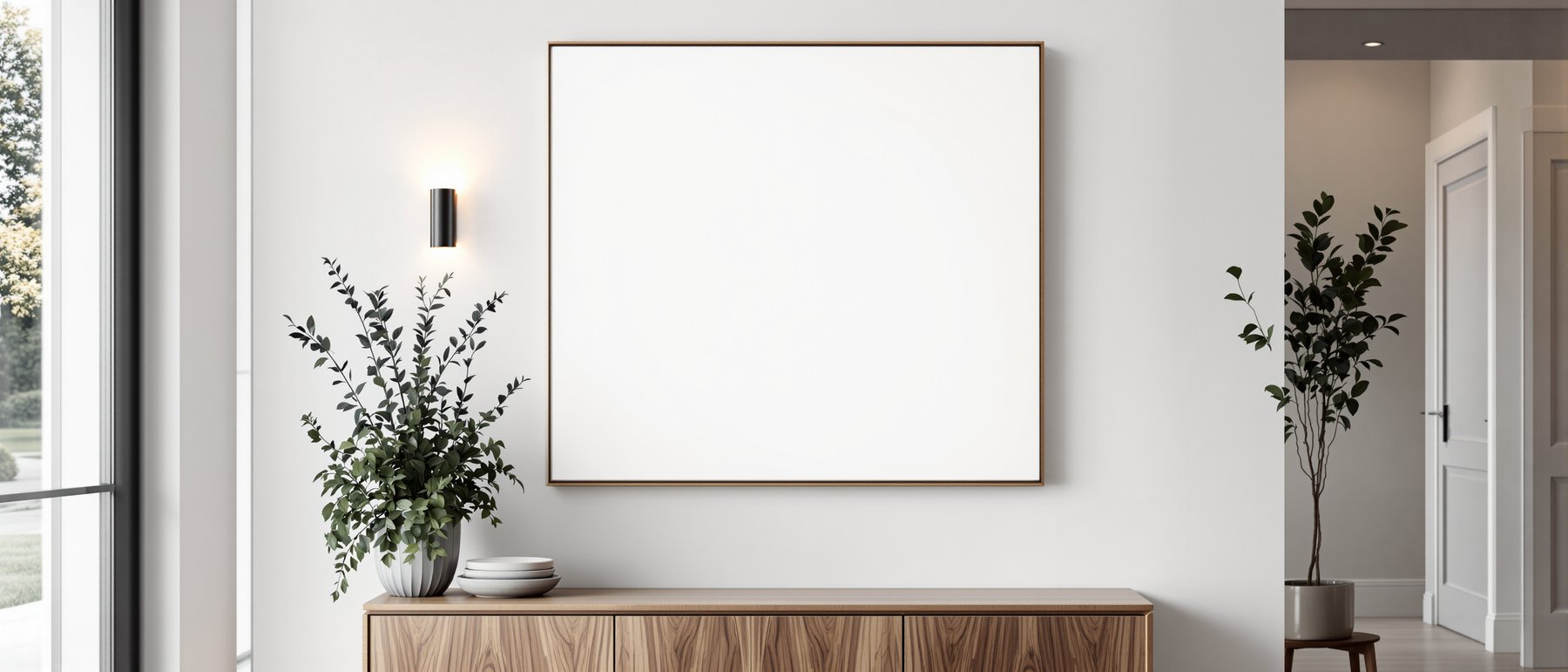 Canvas Frame Mockup | Blank Template #054 | Blank Frame Template for Etsy | bulkmockup JPG Download | Commercial Use | MockupBulk