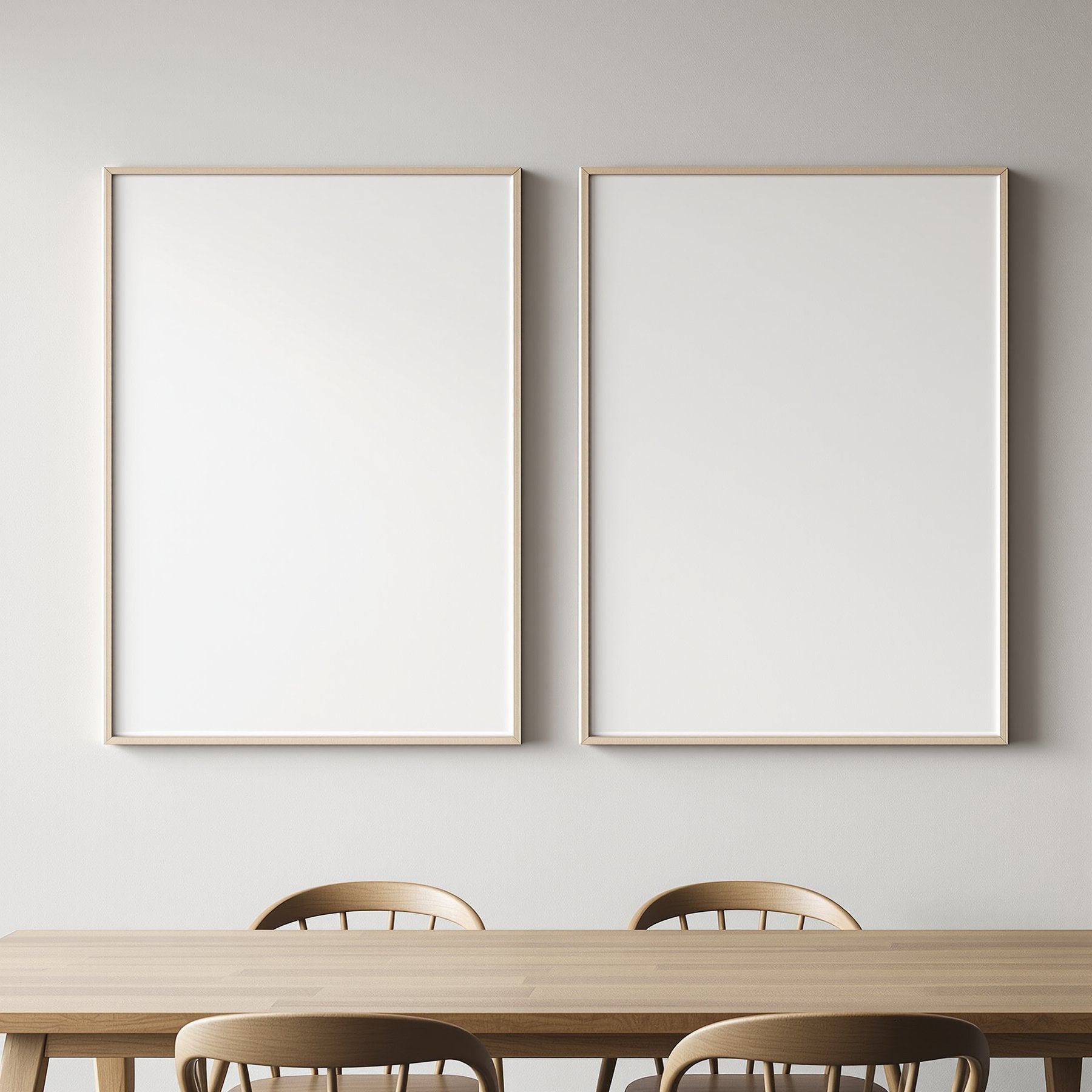 Canvas Frame Mockup | Blank Template #058 | bulkmockup Blank Frame Template | High-Res JPG | Commercial Licence | MockupBulk