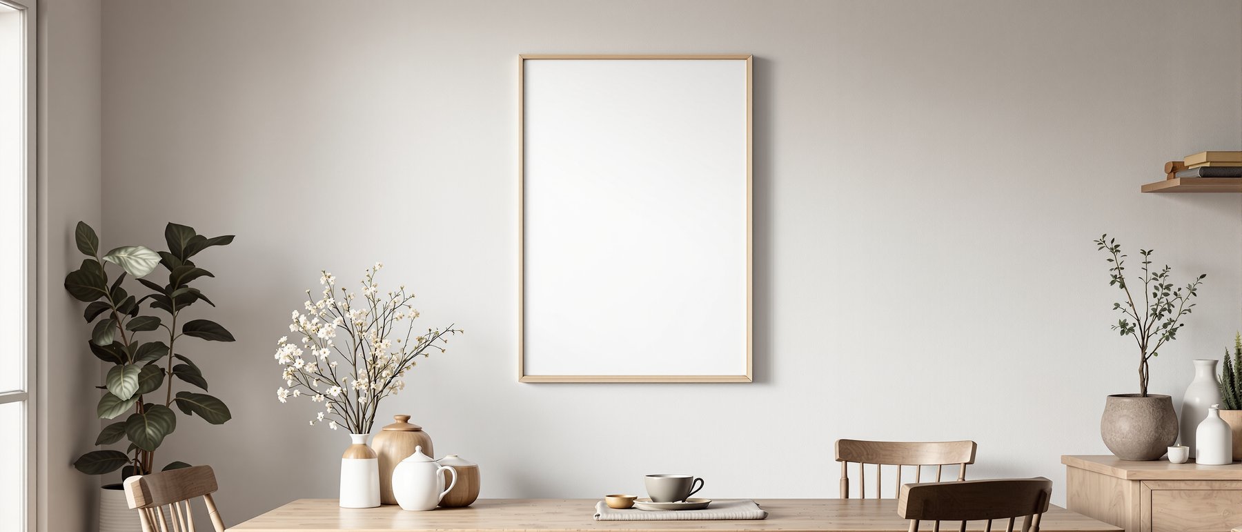 Canvas Frame Mockup | Blank Template #059 — bulkmockup Digital Download | Blank Frame JPG | Commercial Licence Included | MockupBulk