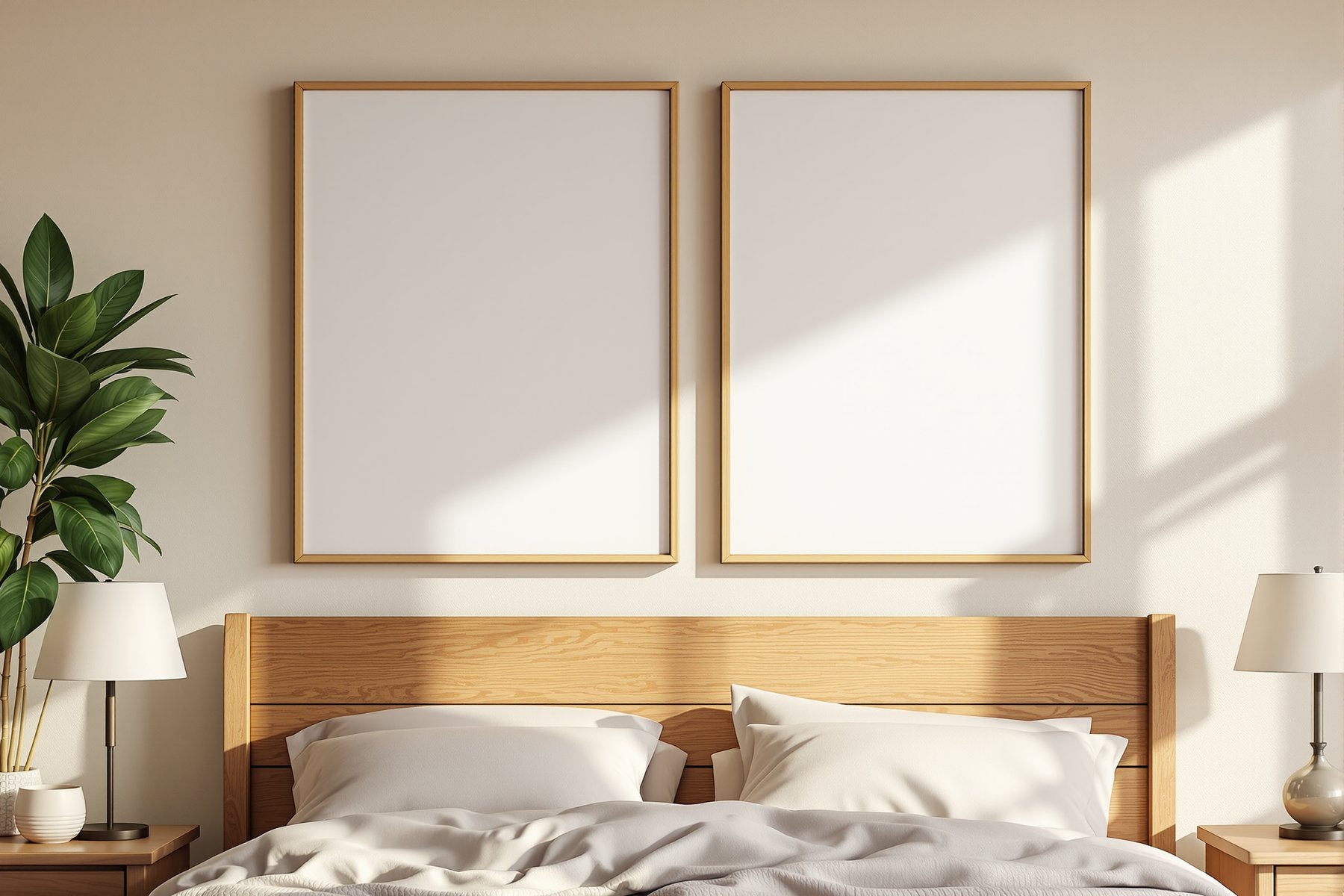 Canvas Frame Mockup, Blank Template #060 | Empty Frame Mockup Template | JPG Digital Download | Commercial Licence | bulkmockup Shop