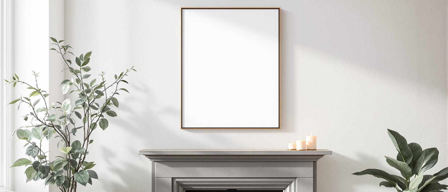 Blank Template #063 Canvas Frame Mockup | Digital Frame Mockup | bulkmockup JPG Download | For POD Etsy Shopify | MockupBulk