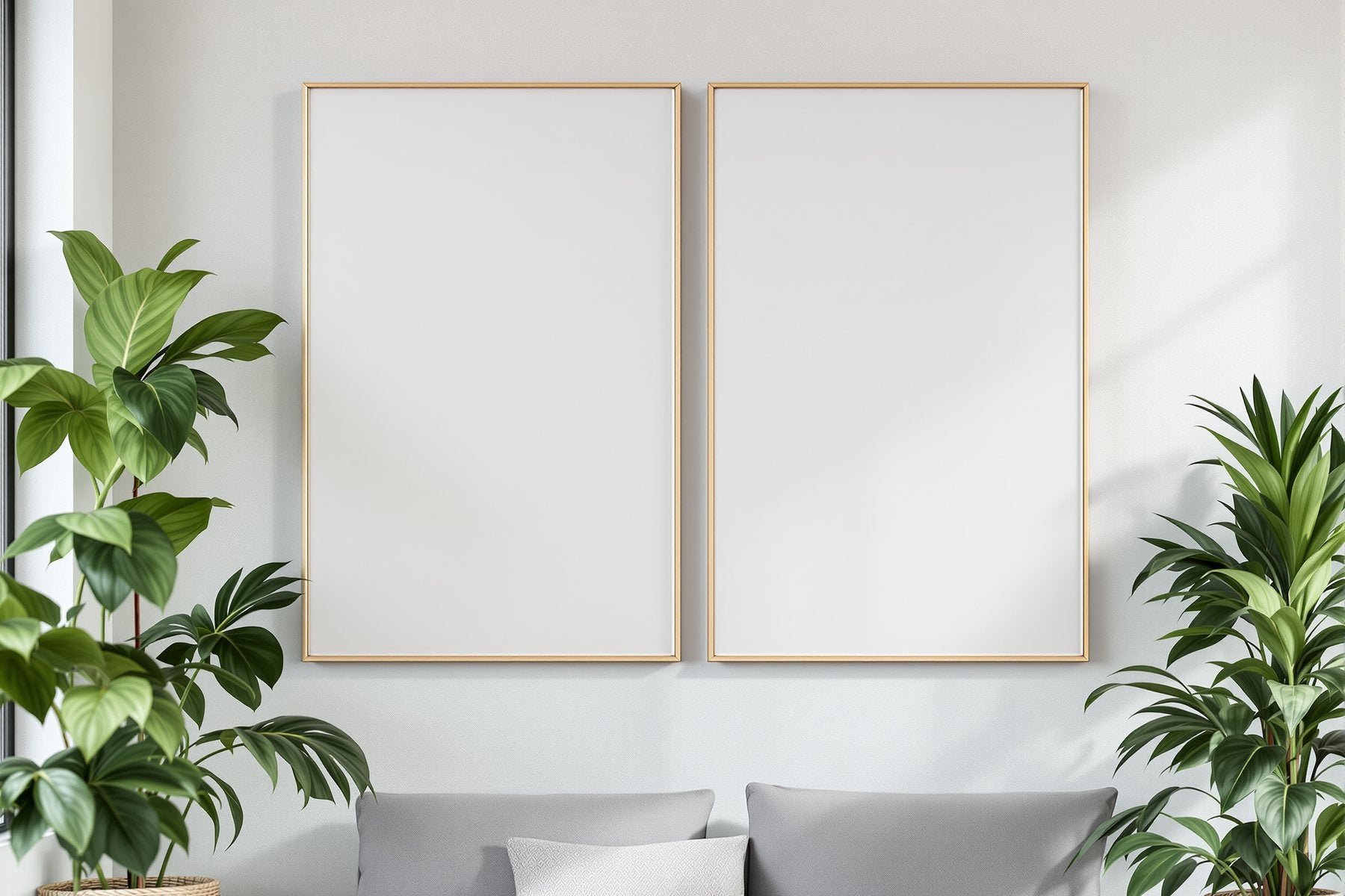 Canvas Frame Mockup, Blank Template #064 | Blank Frame Template for Etsy | bulkmockup JPG Download | Commercial Use | MockupBulk