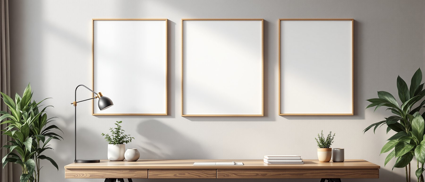 Canvas Frame Mockup — Blank Template #066 — bulkmockup Digital Download | Blank Frame JPG | Commercial Licence Included | MockupBulk