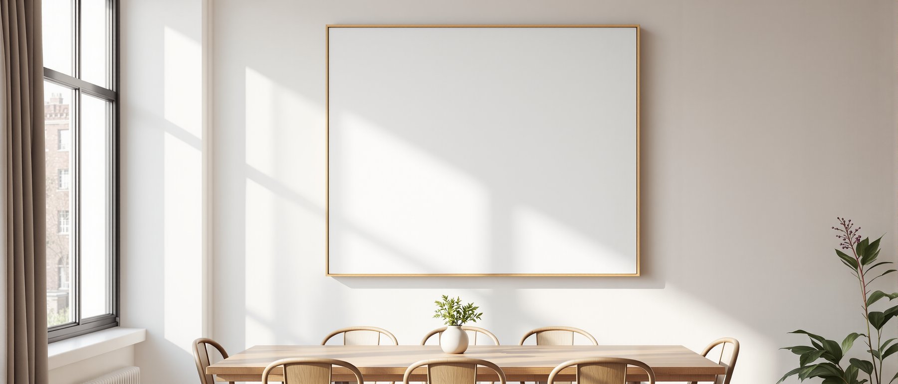 Blank Template #069 Canvas Frame Mockup | Empty Frame Mockup Template | JPG Digital Download | Commercial Licence | bulkmockup Shop