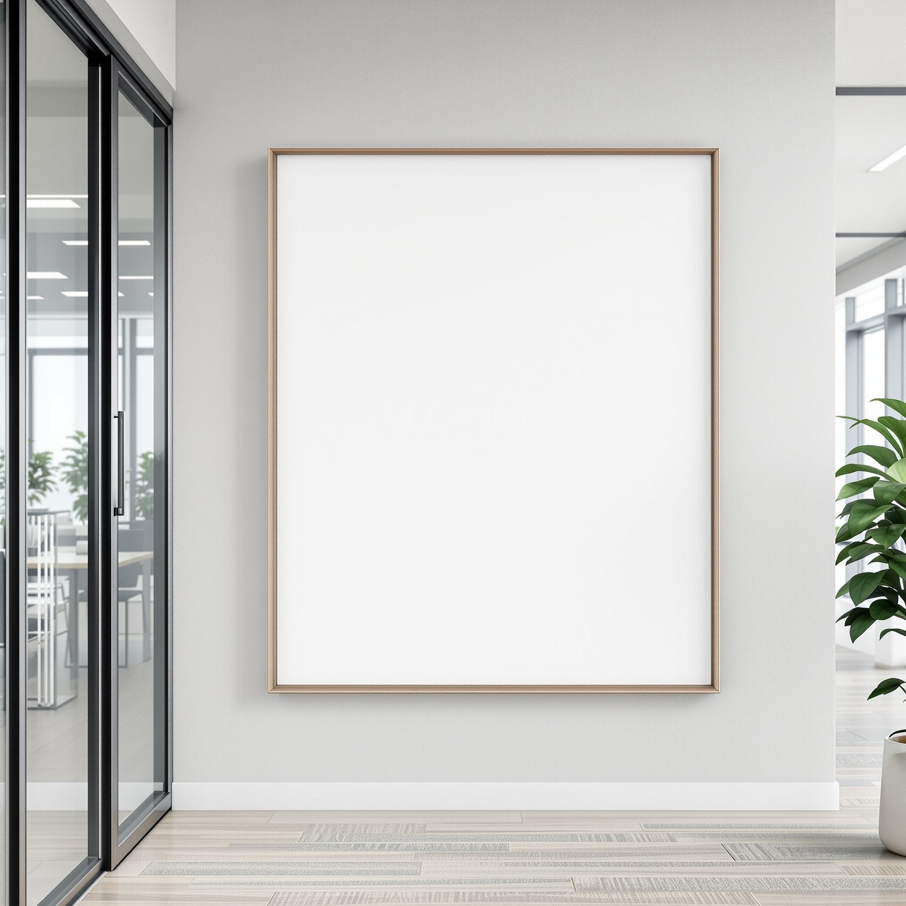 Canvas Frame Mockup — Blank Template #073 — Print-on-Demand Frame Mockup | bulkmockup JPG | Commercial Licence | MockupBulk
