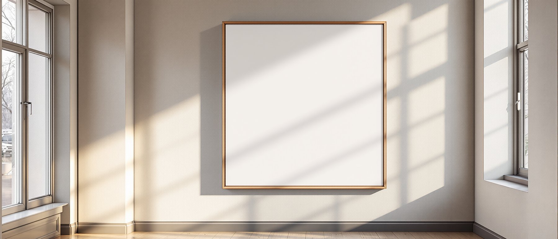 Blank Template #078 Canvas Frame Mockup | Print-on-Demand Frame Mockup | bulkmockup JPG | Commercial Licence | MockupBulk