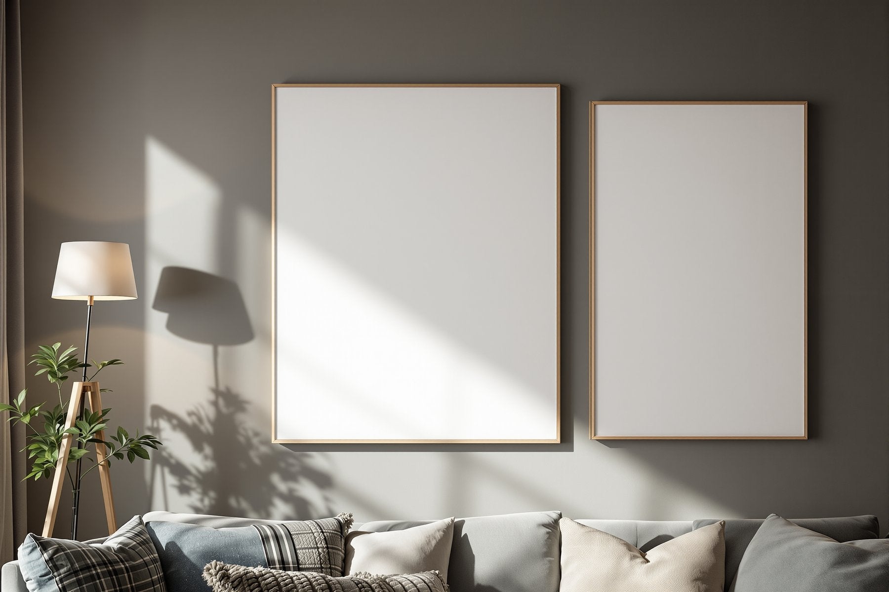 Canvas Frame Mockup, Blank Template #084 | bulkmockup Digital Download | Blank Frame JPG | Commercial Licence Included | MockupBulk