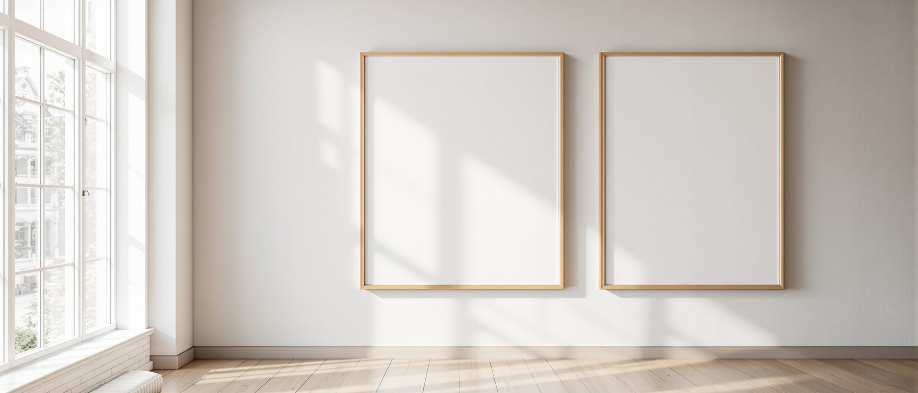 Canvas Frame Mockup | Blank Template #085 | bulkmockup Frame Template | Instant Download JPG | Commercial Use | MockupBulk