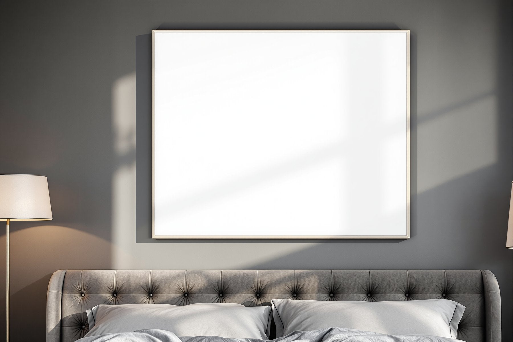 Canvas Frame Mockup | Blank Template #093 — Instant bulkmockup Download | Blank Frame JPG Template | Commercial Use | MockupBulk