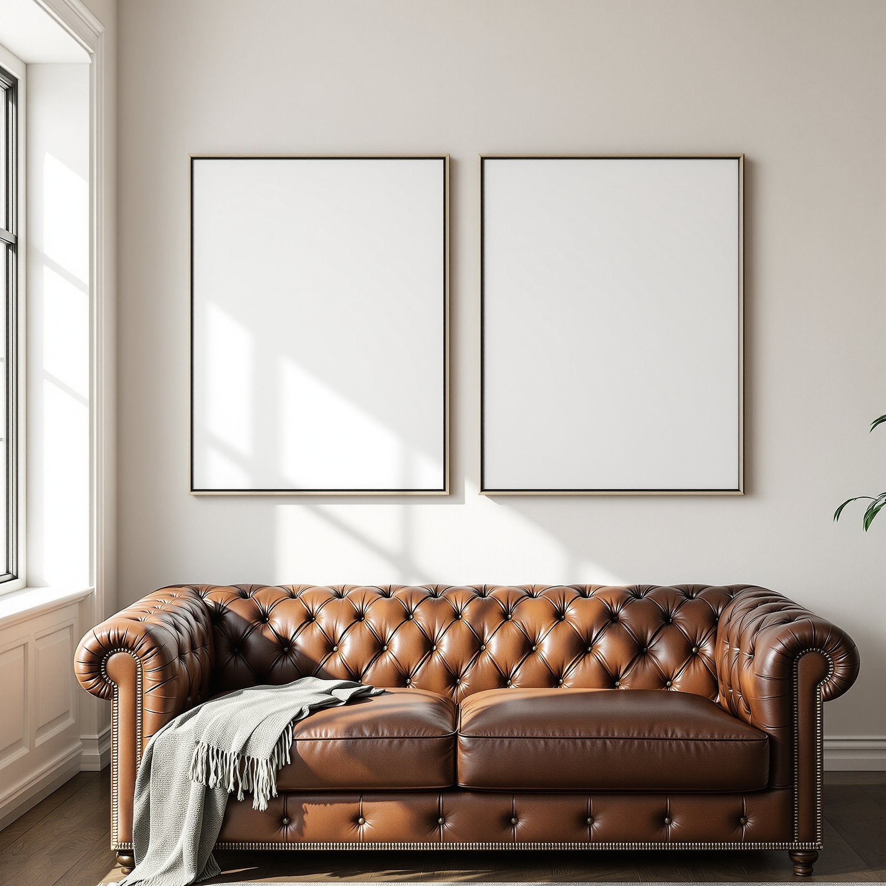 Canvas Frame Mockup | Blank Template #098 — Frame Mockup JPG Download | bulkmockup Template | Commercial Licence | MockupBulk