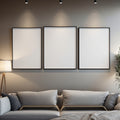 Canvas Frame Mockup — Blank Template #104 — bulkmockup Digital Download | Blank Frame JPG | Commercial Licence Included | MockupBulk