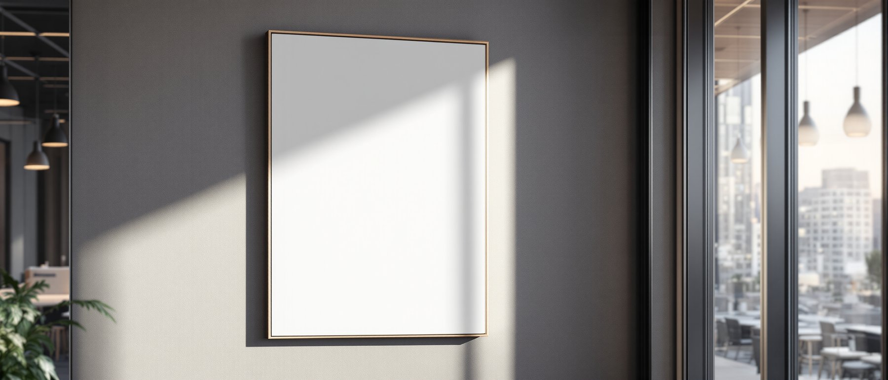 Canvas Frame Mockup | Blank Template #105 — bulkmockup Digital Download | Blank Frame JPG | Commercial Licence Included | MockupBulk