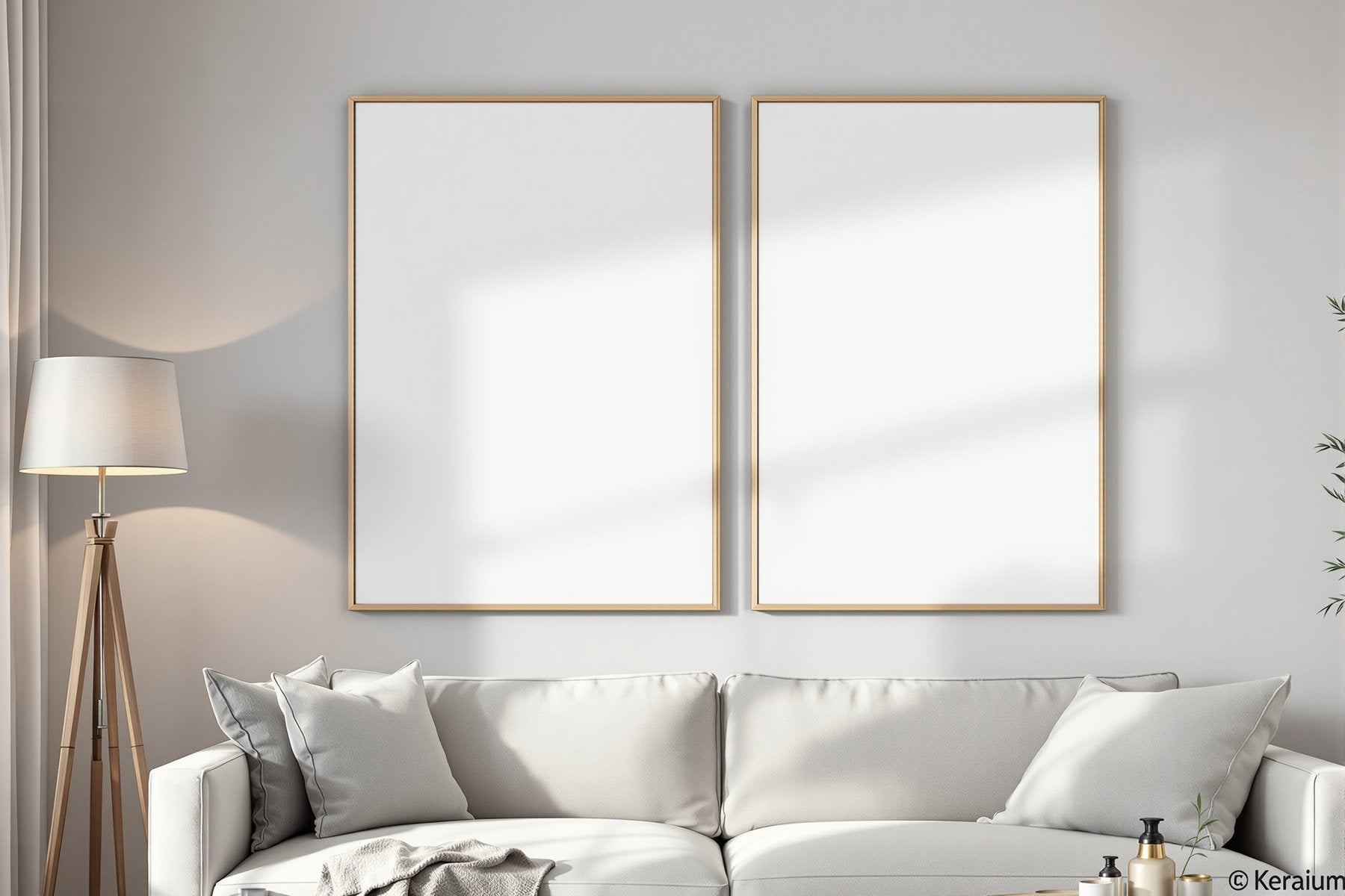Canvas Frame Mockup, Blank Template #107 | Print-on-Demand Frame Mockup | bulkmockup JPG | Commercial Licence | MockupBulk